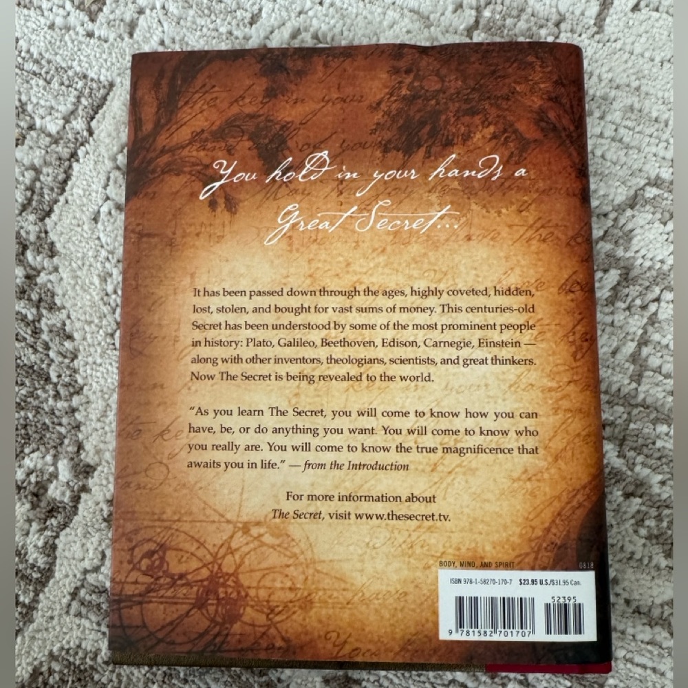 The Secret (Book) by Rhonda Byrne - Picture 2 of 3